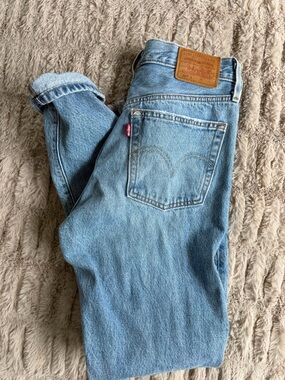 Levi's Light Blue Denim 501-Style Jeans
